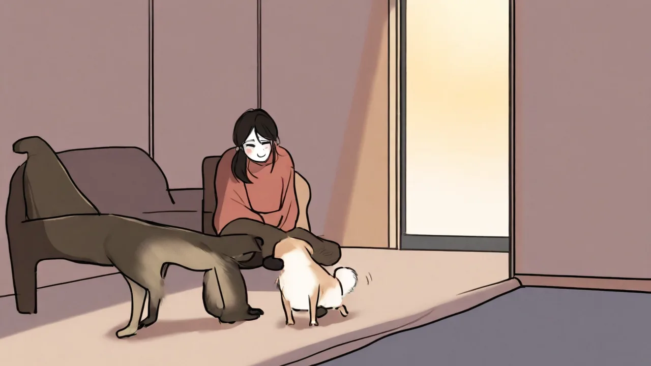 목줄 의무가 있는데도 개를 풀어놓는 옆집 대표 이미지
