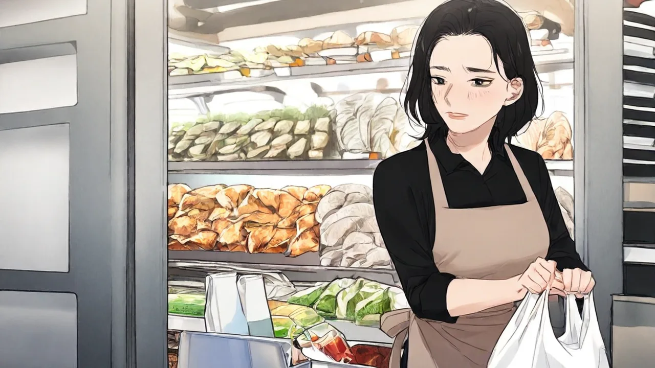 쇼핑하는 동안 고기를 차갑게 두겠다며 가게 냉장고를 쓴 사람 대표 이미지